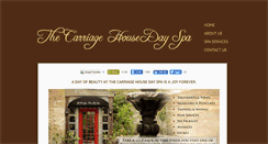 Desktop Screenshot of carriagehousedayspa.com